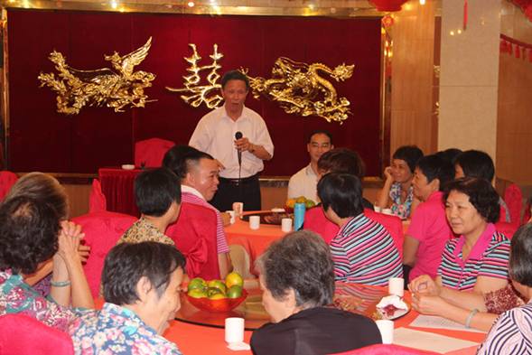 离退休教职工代表讲话