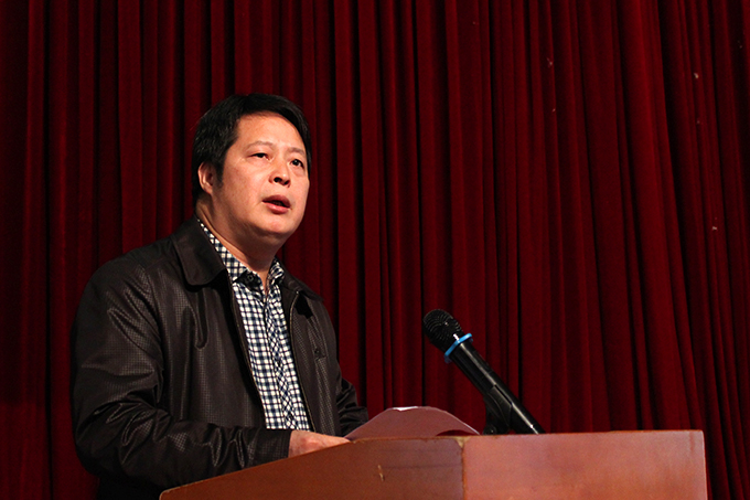 陈农心副校长发表讲话