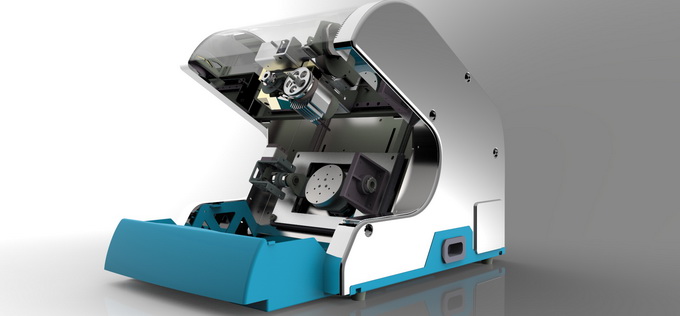 参赛作品《四轴迷你数控铣床》
